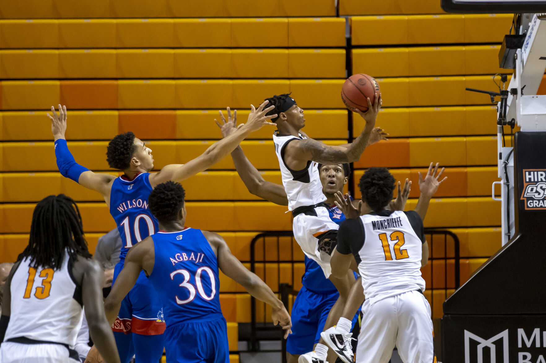 Kansas Oklahoma St Basketball